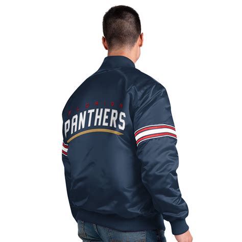 Florida Panthers Pick & Roll Varsity Starter Jacket - Navy