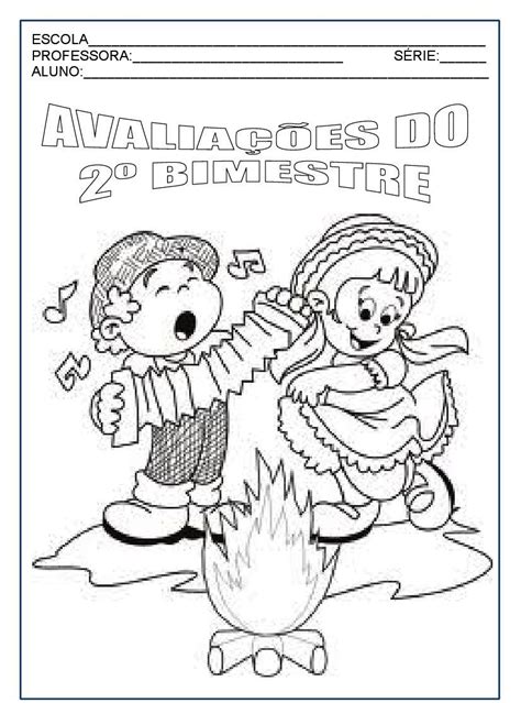 Capa De Prova Festa Junina - Capa De Provas Festa Junina - RETOEDU