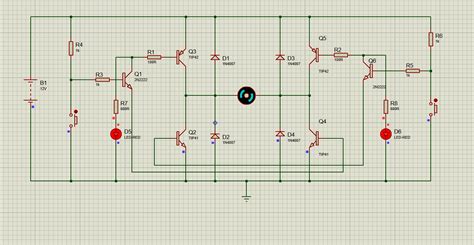 Simulación de Circuito Eléctrico Circuito Puente H