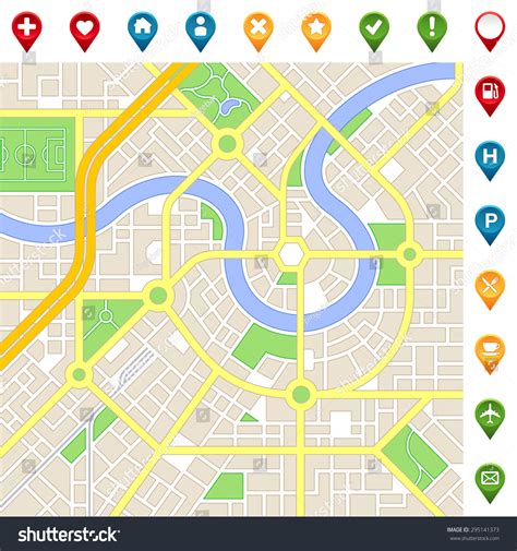 generic city map images browse  stock  vectors