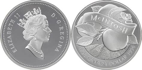 Kanada Dollar Elizabeth Ii Th Anniversary Of Mcintosh Proof