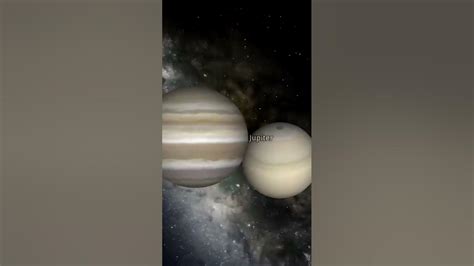 Jupiter And Saturn Colliding Shorts Youtube