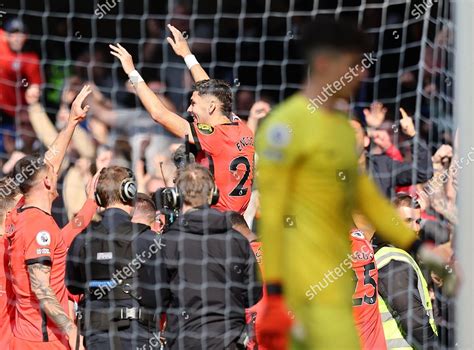 Julio Enciso Brighton Hove Albion Celebrates Editorial Stock Photo