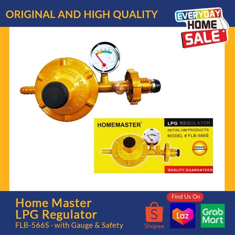 HM LPG Regulator For Mgas W Gauge And Safety Commercial Industrial