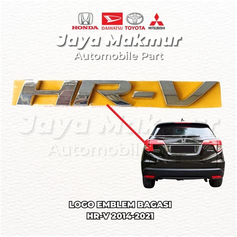 Jual Logo Emblem Bagasi Hrv Original Shopee Indonesia