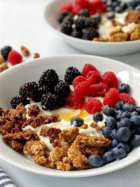 Greek Yogurt With Granola And Fruit My Casual Pantry