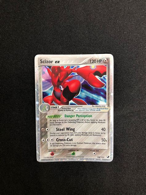 Scizor Ex Unseen Forces Hobbies Toys Toys Games On Carousell