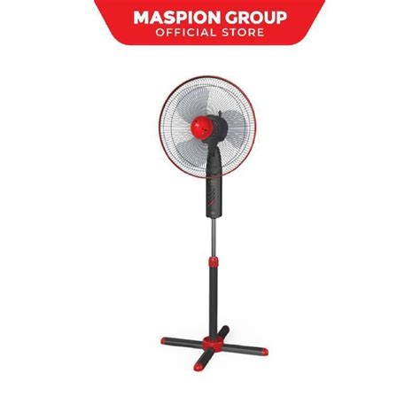 Promo MASPION STAND FAN 16 EX 160 S KAKI SILANG KIPAS ANGIN BERDIRI 3