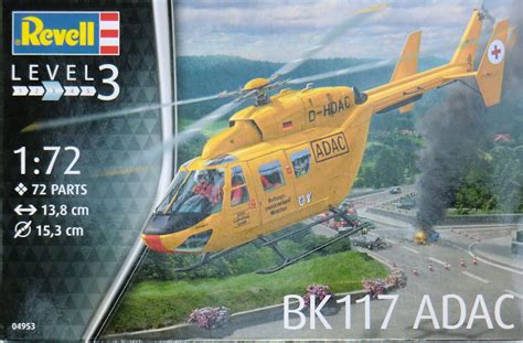 MBB Kawasaki BK 117 ADAC Revell 1 72