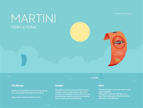 Martini Fiero & Tonic - Taste the Freedom on Behance