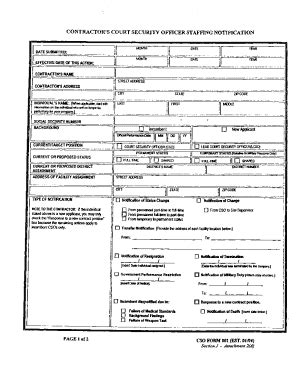 Fillable Online Usmarshals 9th Judicial Circuit Employment Forms U S