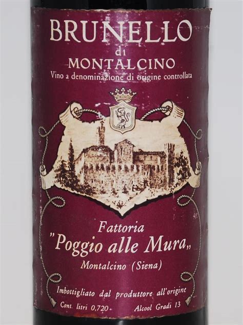 Brunello Di Montalcino Riserva Poggio Alle Mura