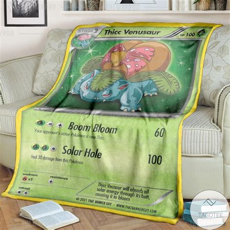 M Venusaur Ex Pokemon Blanket Hot Sale