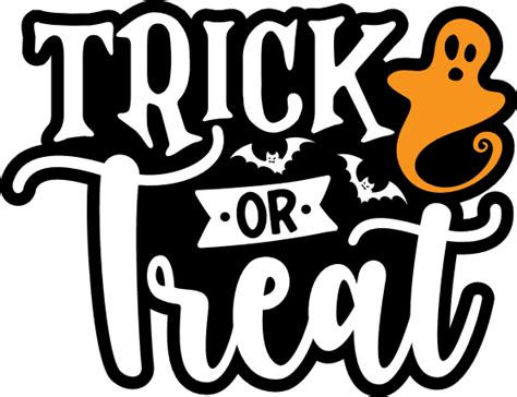 Trick Or Treat Halloween Free Svg File Images Svg Heart