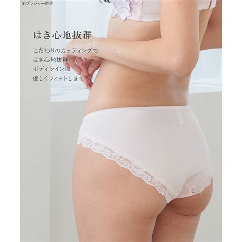 フランデランジェリー fran de lingerie 印象派の絵画のようなフラワーモチーフヒップに心地よくフィットするノーマルショーツ グレースイストムード ショーツ ショーツ返品不可