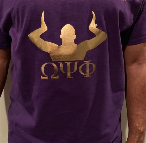 Omega Psi Phi Shirt Etsy