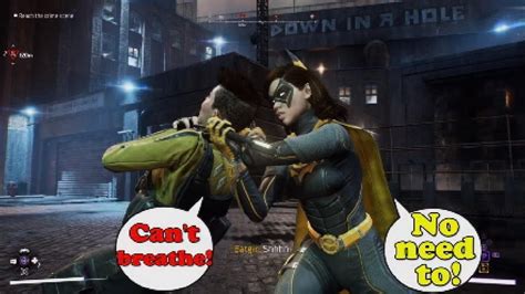 Batgirl S Shhh Ryona Takedown Extended Slow Motion K Youtube