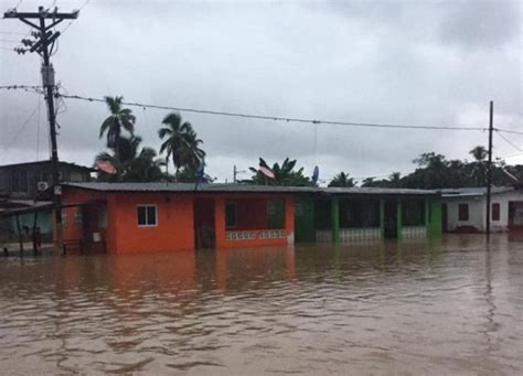 Fuertes lluvias dejan inundaciones en la costa arriba de Colón