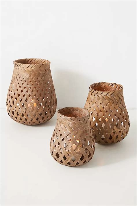 Woven Bamboo Hurricane Anthroliving