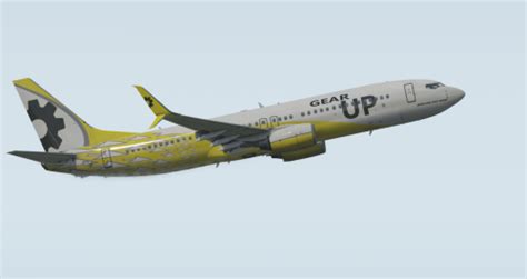 Boeing 737 800 Gear Up Aerolínea Virtual Aircraft Skins Liveries