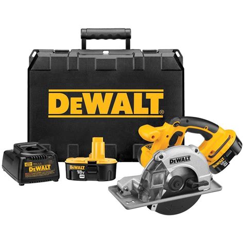 Dewalt 18 Volt Xrp Nicd Cordless Metal Cutting Circular Saw Kit With 2