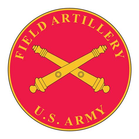 Us Army Field Artillery Plaque Patch Decal On 3m Reflective Etsy