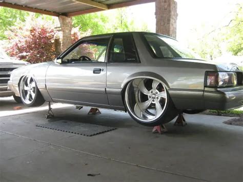 Stanced Fox Mustang