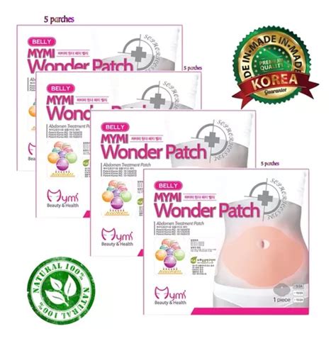 Slim Wonder Parches Quema Grasa Abdomen Reductivos Korea Meses Sin