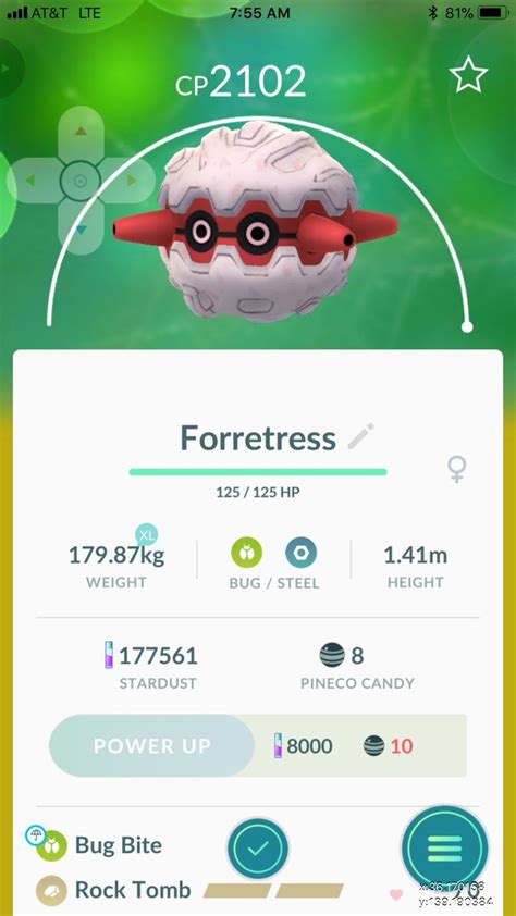 Forretress Pokémon How To Catch Stats Moves Strength Weakness