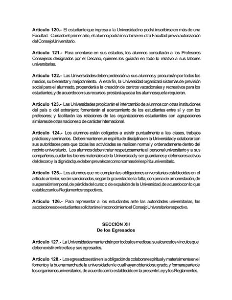 Ley De Universidades Venezuela Pdf