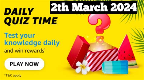 Amazon Quiz Answers Today Answers And Win Amazon Pay Balance