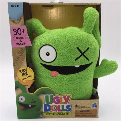 Ugly Dolls Toys Ugly Dolls Feature Sounds Ox Talking Plush Stuffed Toy Green 3 Sounds Poshmark