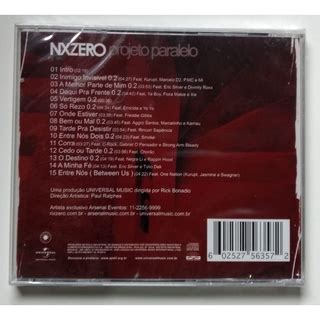 Cd Nx Zero Projeto Paralelo Novo Lacrado Shopee Brasil