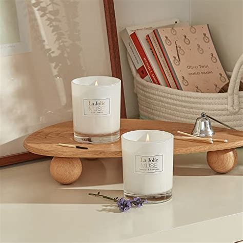 LA JOLIE MUSE Lavender Eucalyptus Jasmine Scented Candle Candles