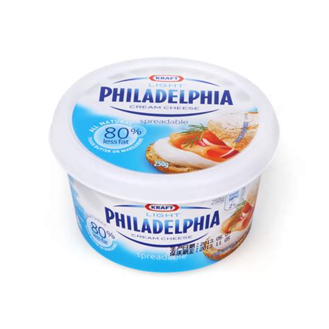 Kraft Philadelphia Cream Cheese Spreadable Light250g