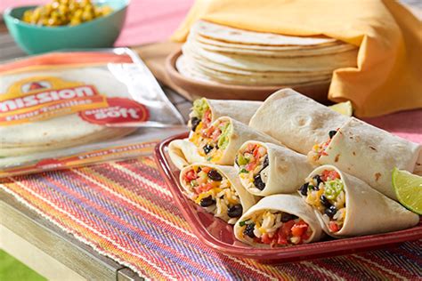 Loaded Black Bean And Rice Burritos Mission Foods