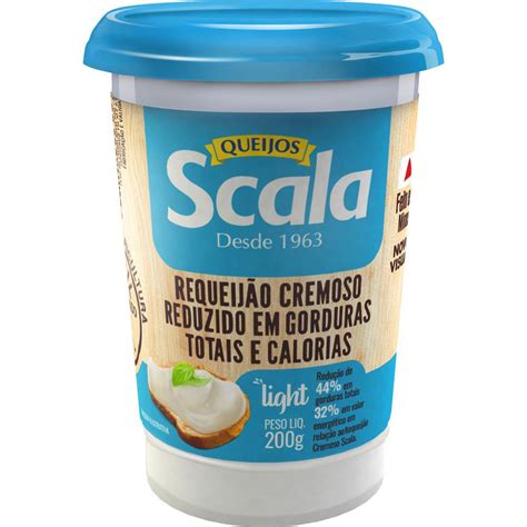 Requeijão Cremoso Light Scala 200g