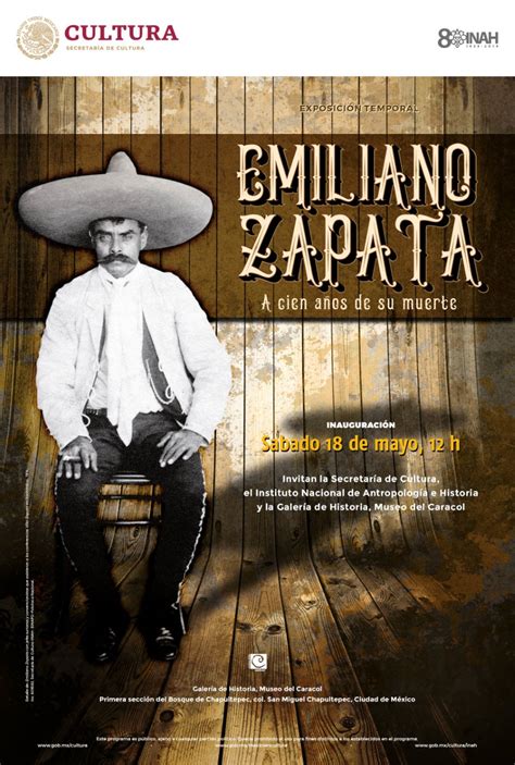 Emiliano Zapata A Cien Años De Su Muerte Mediateca Inah