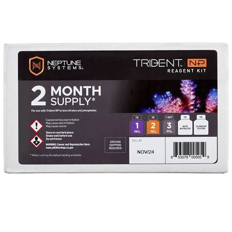 Neptune System Trident Np Reagent Kit Month The Hidden Reef Inc