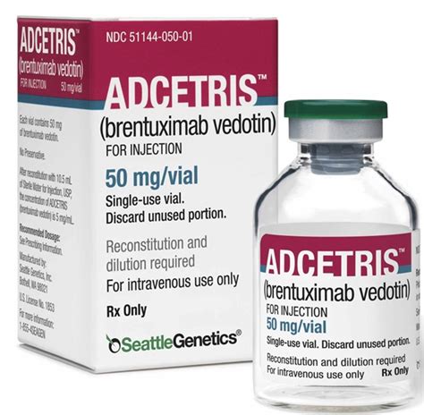 ADCETRIS Brentuximab Vedotin 50mg Inj 3S Corporation Pharmacy