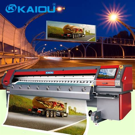 Kaiou Large Format Plotter 3 2m Eco Solvent Printer With 4 8 PCS 512I