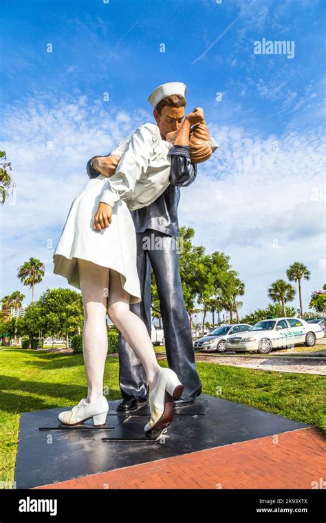 Sarasota Usa July 25 Statue Unconditional Surrender By Seward Johnson From 2006 Show A