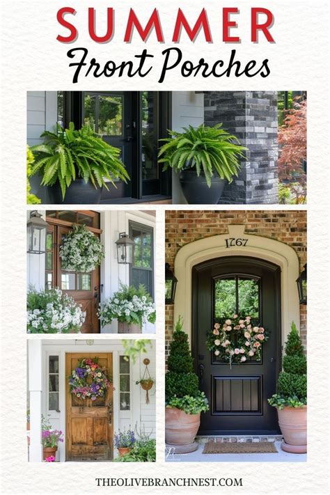 Summer Front Porch Decor Ideas To Refresh Your Home S Entrance In