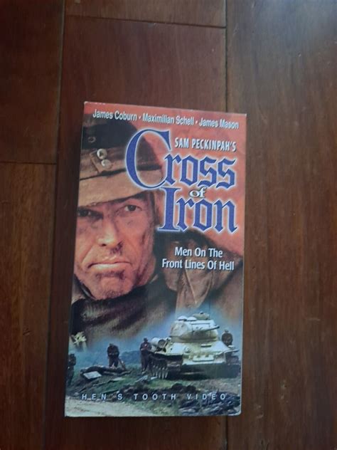 Cross Of Iron Sam Peckinpah Vhs 1977 Hens Tooth Video 759731106535 Ebay