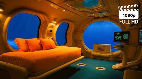 Explore Ocean Depths Submarine Sonar Sounds In Cozy Undersea Home