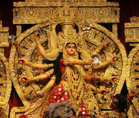 Buy Kolkata Durga Idol At Ekdalia Evergreen Club Durga Puja Pandal In