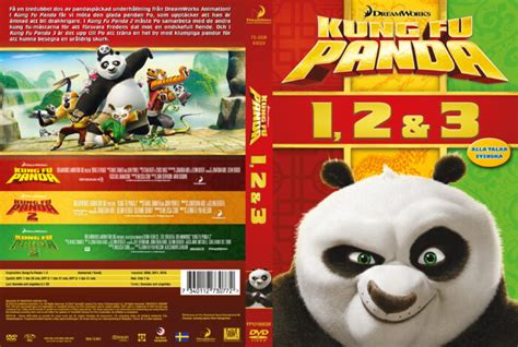 Kung Fu Panda Samlingsbox 1 2 And 3 Dvd Cover 2016 R2 Nordic