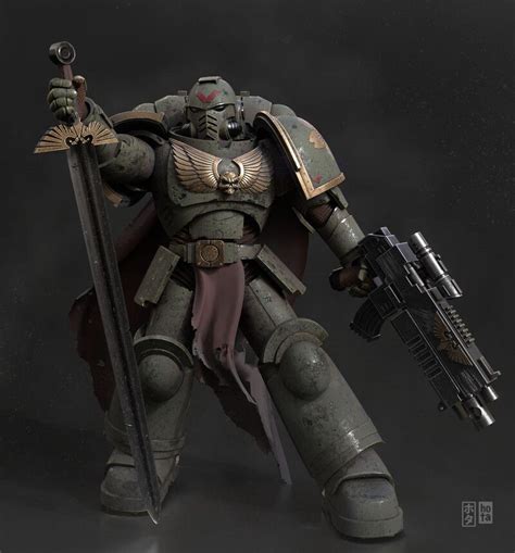 Artstation Primaris Space Marine Art Warhammer Art Warhammer 40k