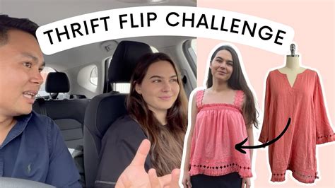 My Sewing Thrift Flip Challenge Youtube