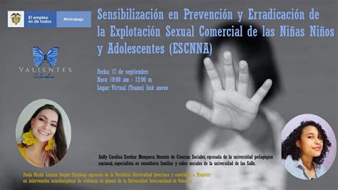 Invitación Sensibilización en Prevención y Erradicación de la